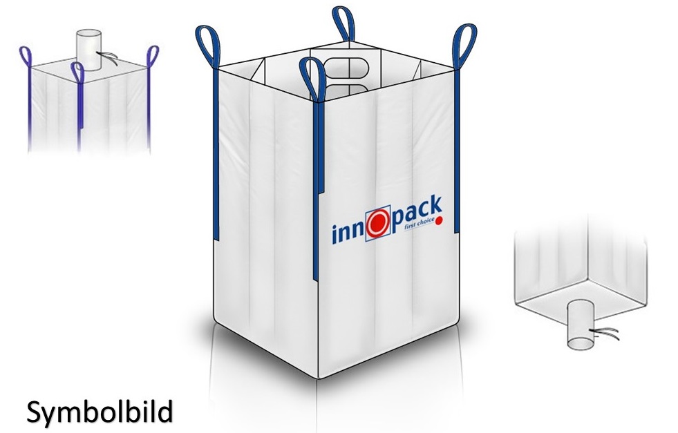 Big-Bag formstabil mit Ein- und Auslauf