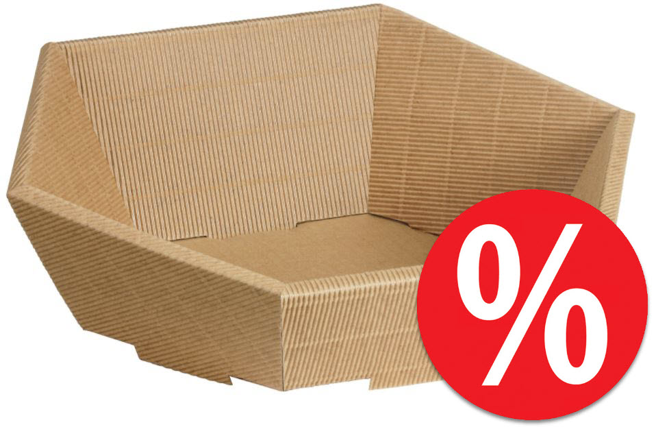 Geschenkkorb, 6-eckig 