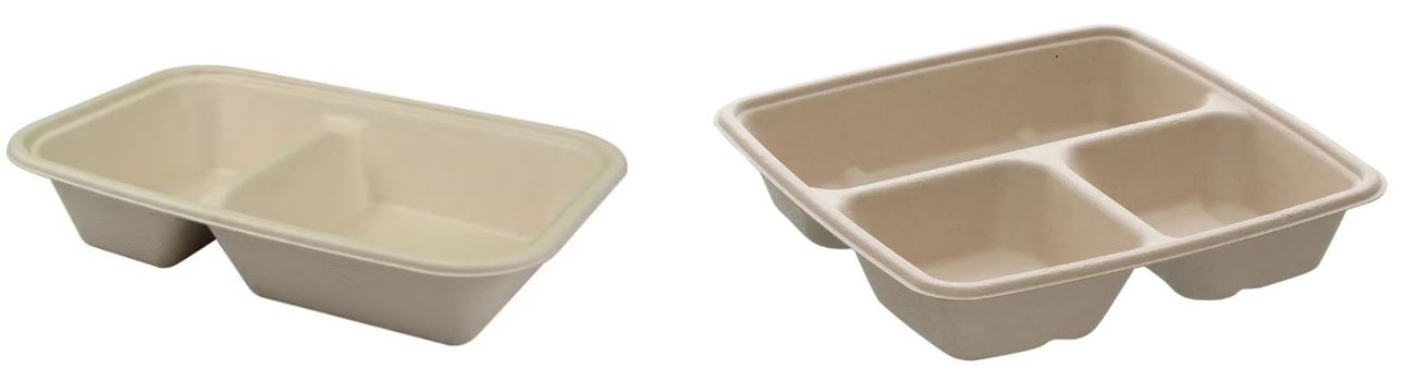 Menuboxen aus Bagasse, PREMIUM
