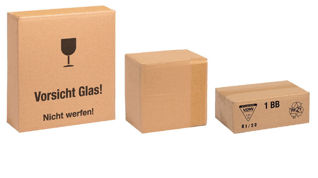 Postversandkarton für Geschenkbox