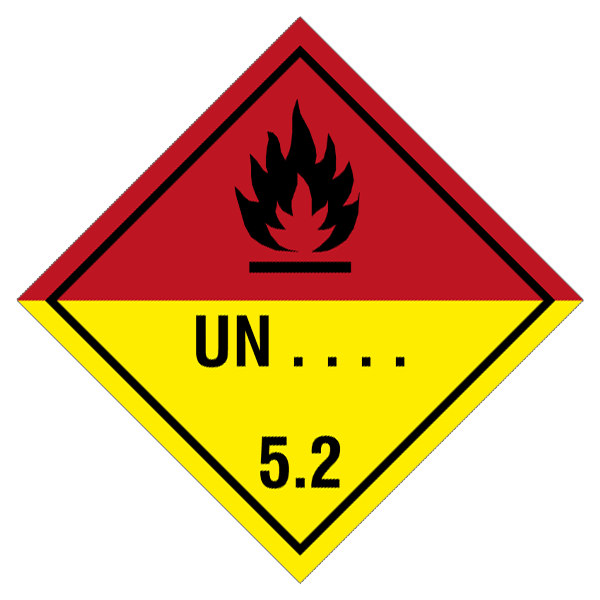 Klasse 5.2, mit UN-Nummer