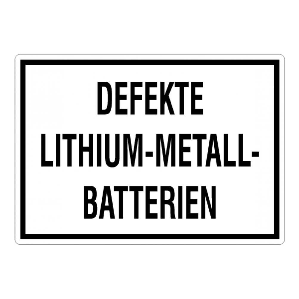 Defekte Lithium-Metall-Batterien