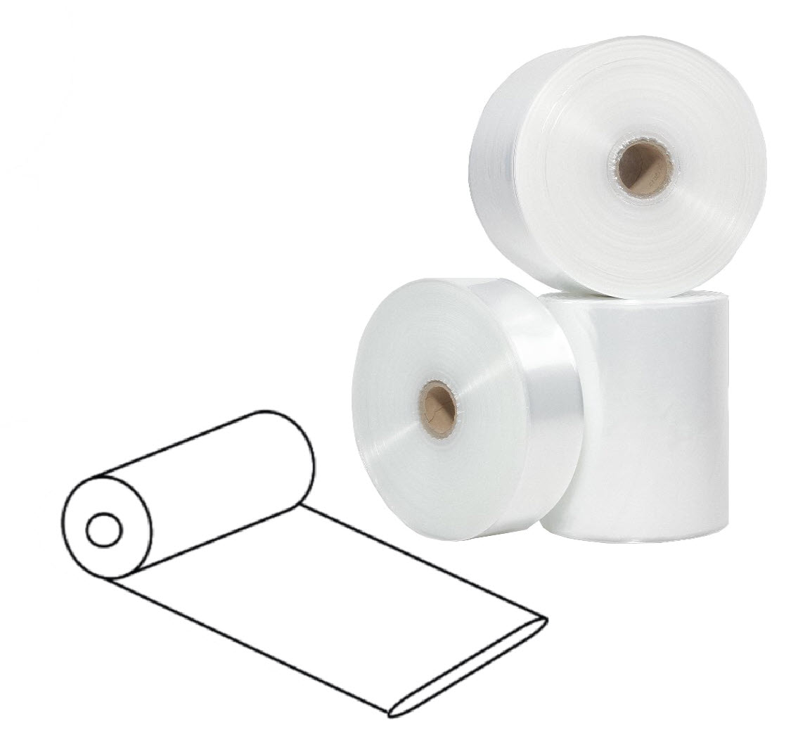 Schlauchfolie transparent auf Rollen