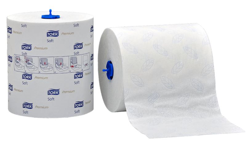 Rollenhandtücher Tork Matic Premium / 2-lagig / 21 x 24.5cm / 100m / Ø 19cm