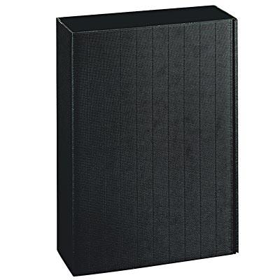 Geschenkverpackung offene Welle "Schwarz" 3er