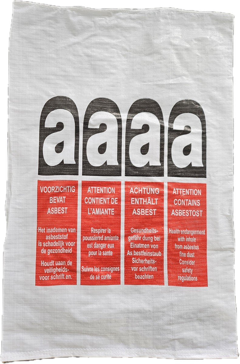 PP-Gewebesack OHNE Verschlussband für Asbest 70 x 110 mm