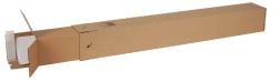 Teleskopverpackung / Teleskopschachtel mit Selbstklebestreifen