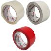 PP-Selbstklebeband transparent, weiss und rot