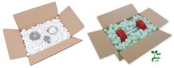 Füllmaterial / Verpackungschips / Luftkissen