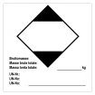LQ (ADR Post, mit Bruttomasse), Reduzierte Grösse 100x100mm, manuell