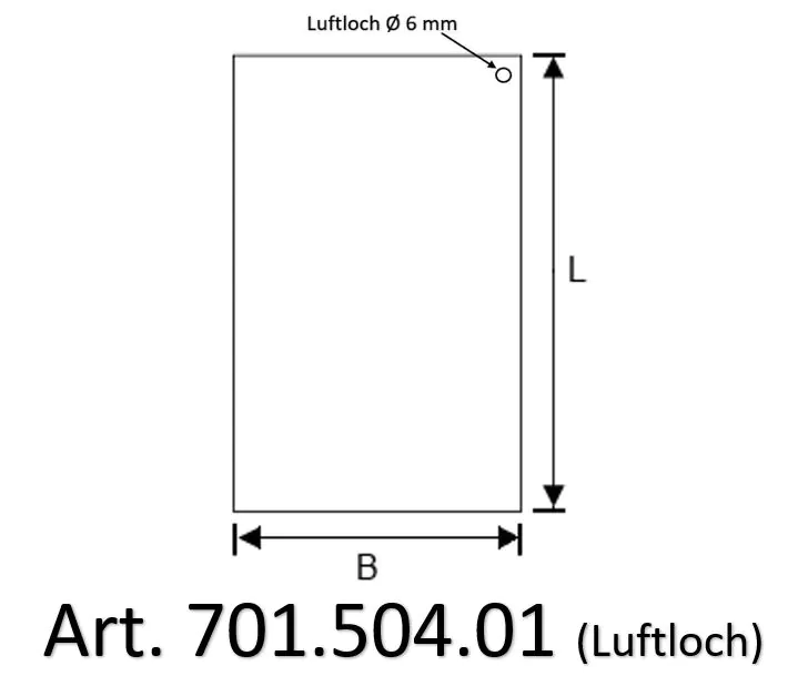 PE-Flachbeutel / Plastiksack / 70 x 80 x 0.10mm