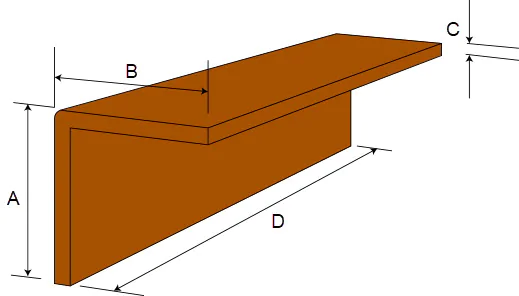 Kantenschutzwinkel aus Vollkarton 35/35/3 x 1060mm