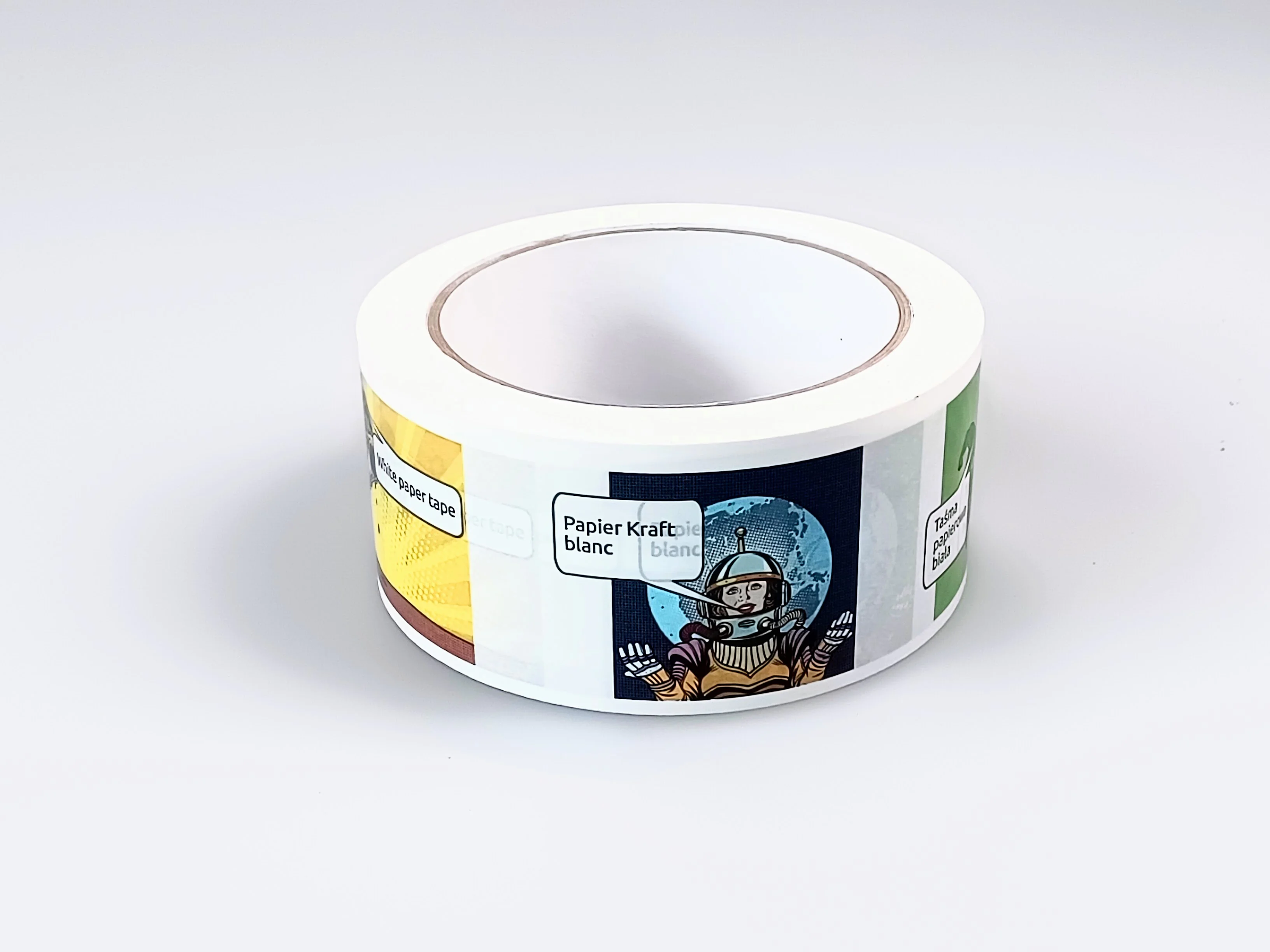 Bedrucktes Papier-Klebeband mit Firmenlogo f&uuml;r professionelle Verpackungen
