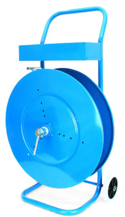 Bandabroller tragbar Stalblech lackiert Kern-Ø 76mm / BLAU