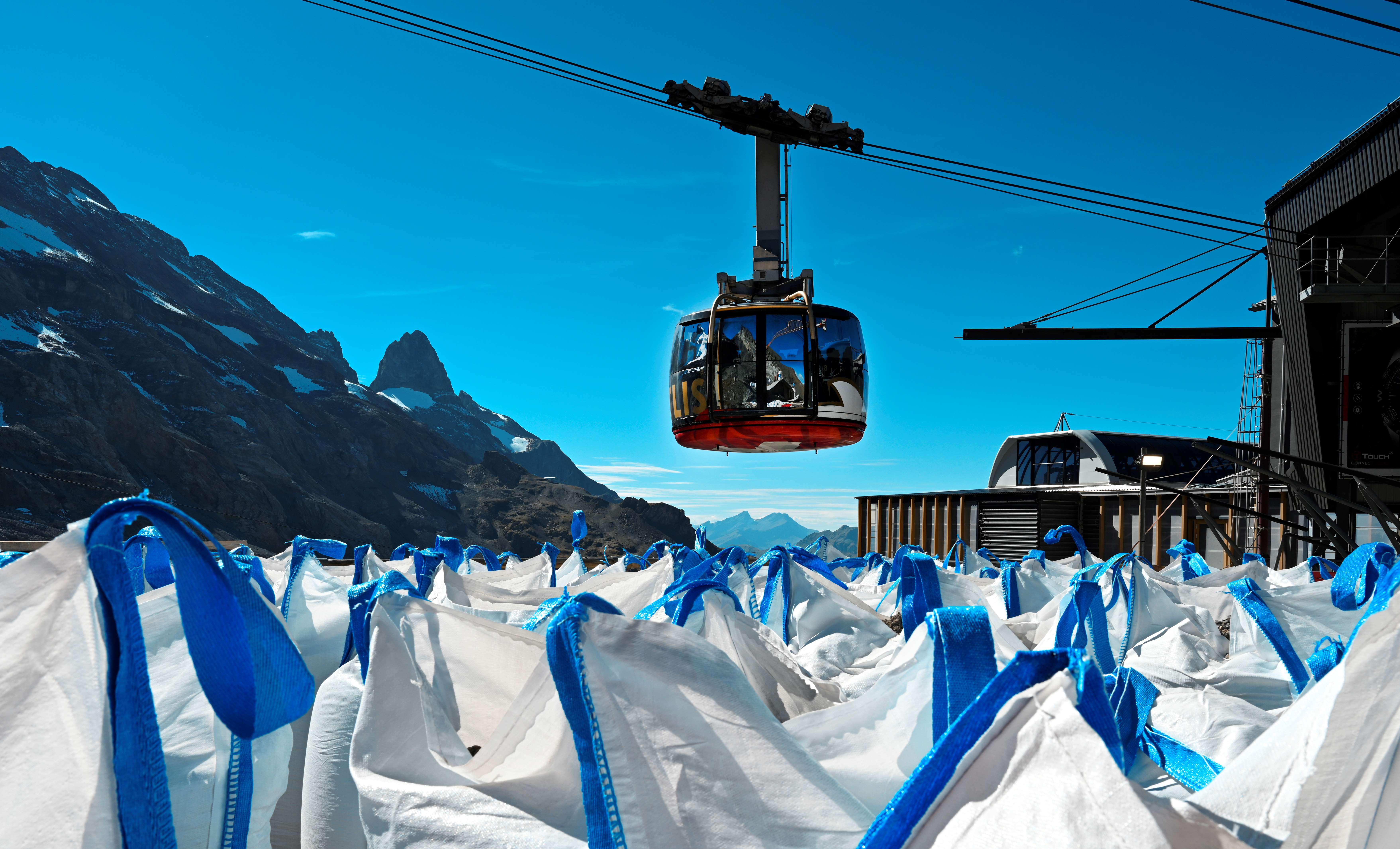 Inno-Pack Big Bag auf dem Titlis